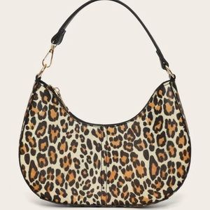 Y2K cheetah print bag
